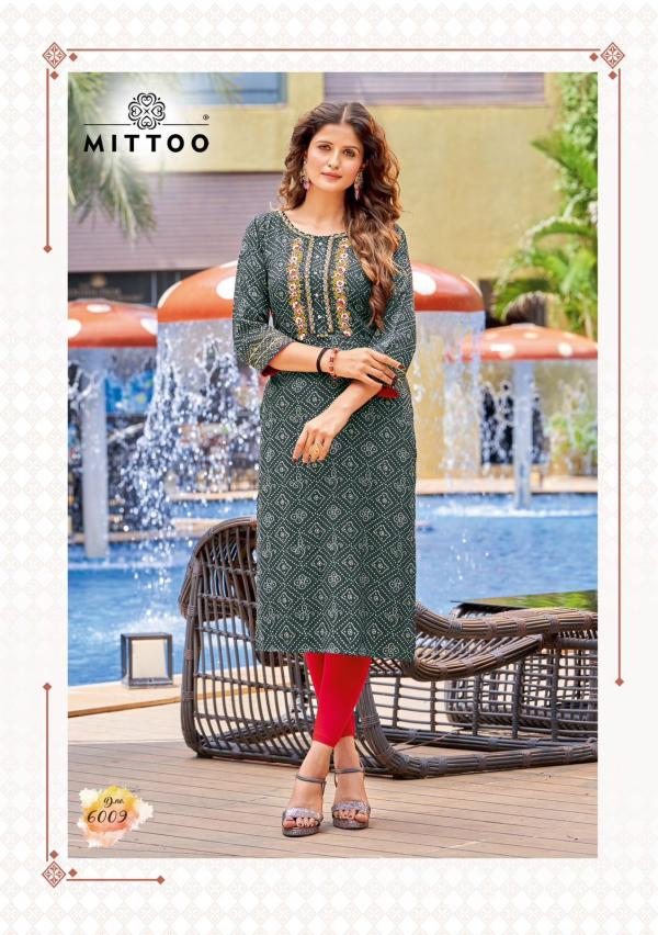 Mittoo Bandhan 2 Rayon Designer Kurti Collection